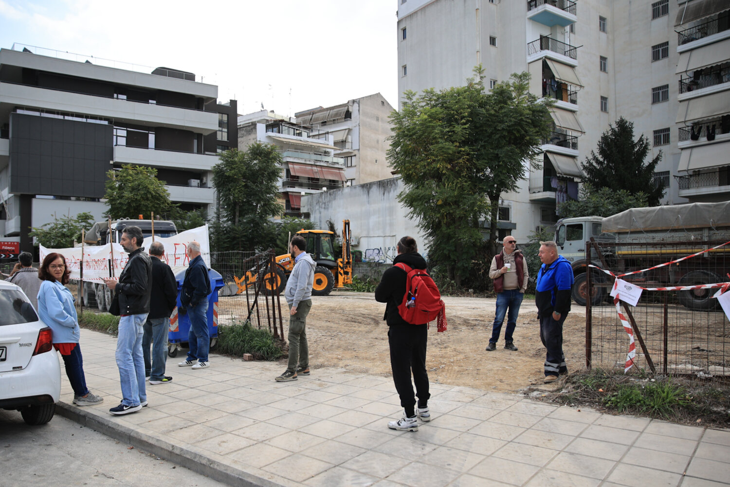 Συνδικαλιστές του ΕΚΛ εμποδίζουν την δημιουργία δημοτικού πάρκινγκ